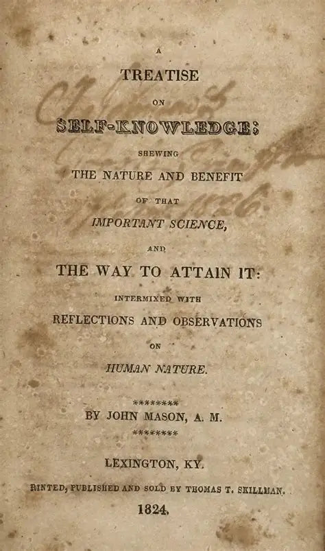 A Treatise on Self-Knowledge 1745