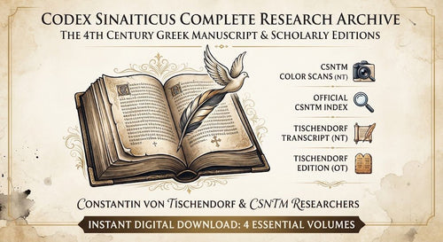 Codex Sinaiticus Complete Research Archive: 4th Century - historical original Ebooks