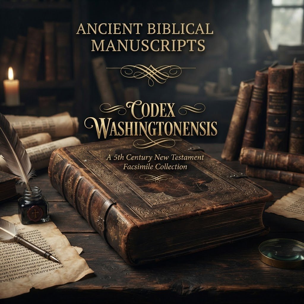 Codex Washingtonensis (The Washington Manuscript) - 5th Century New Testament Complete Set | - historical original Ebooks