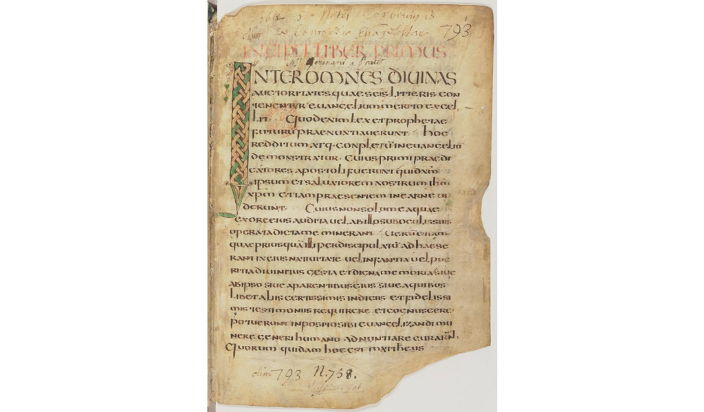 Bishop Augustine – The Harmony of the Gospels | 8th-Century Latin Manuscript Digital Facsimile