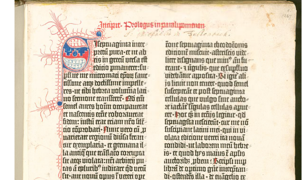 Thirty-Six-Line Bamberg Bible (B36) – 15th-Century Latin Bible