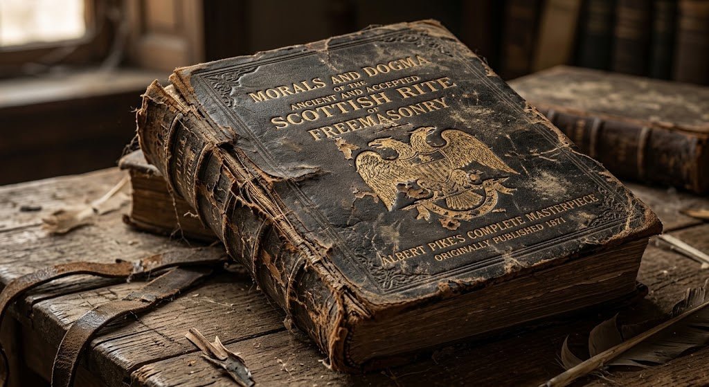 Original 1871 Morals and Dogma by Albert Pike. 861 pages facsimile PDF. Rare first edition scan. - historical original Ebooks