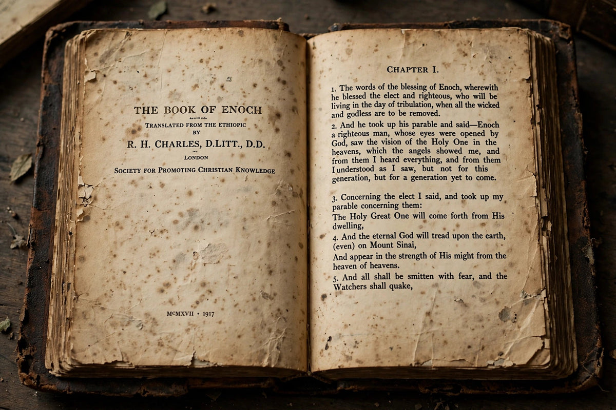 The Book of Enoch (1912 Edition) - 1 Enoch Ethiopic Original Facsimile PDF - historical original Ebooks